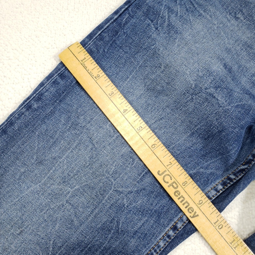 Levi's 502 Jeans Mens 32x30 Blue Regular Taper Medium Wash Lightning Fade Denim - Picture 10 of 14